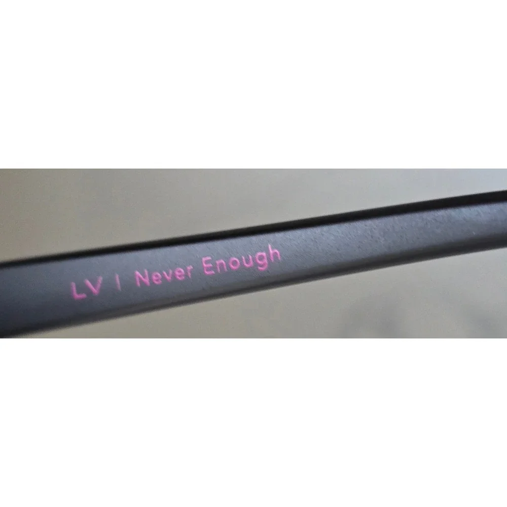 NEVEN Never Enough LV1 Sunglasses Black Pink Oversized Flat Top Mens Womens